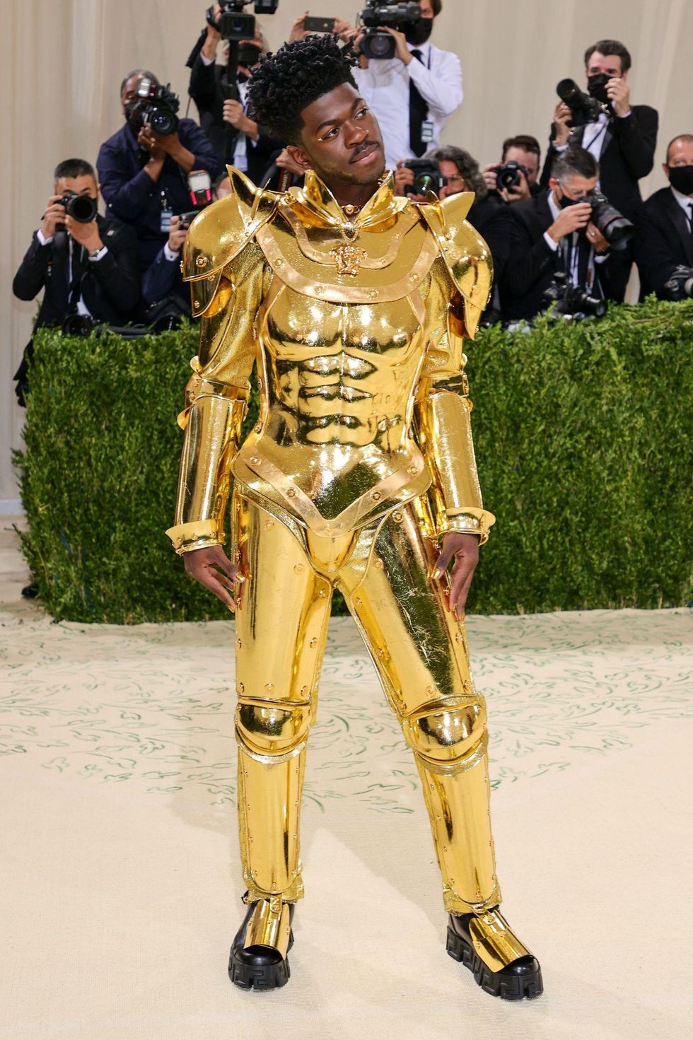 Lil Nas X Served THREE Gold Looks at the Met Gala 2021