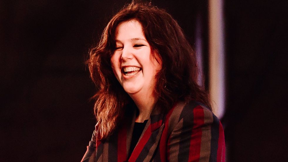 Lucy Dacus at the All Things Go Music Festival held at Forest Hills Stadium on September 28, 2024 in New York, New York.