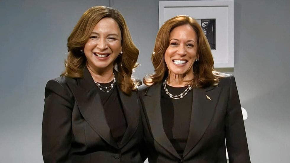 Maya Rudolph and Kamala Harris on Saturday Night Live