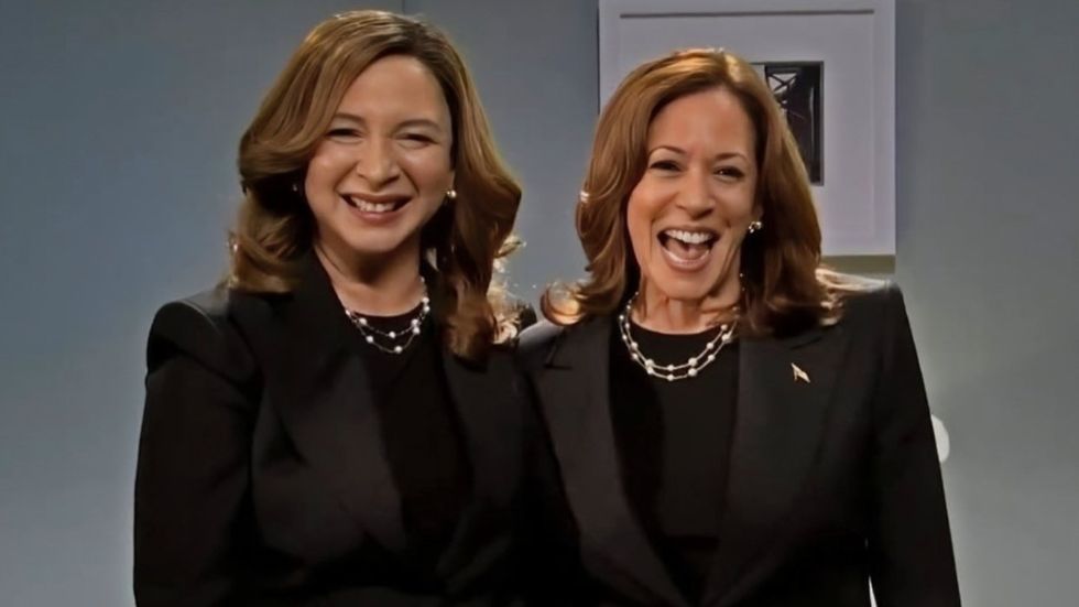 Maya Rudolph and Kamala Harris on Saturday Night Live