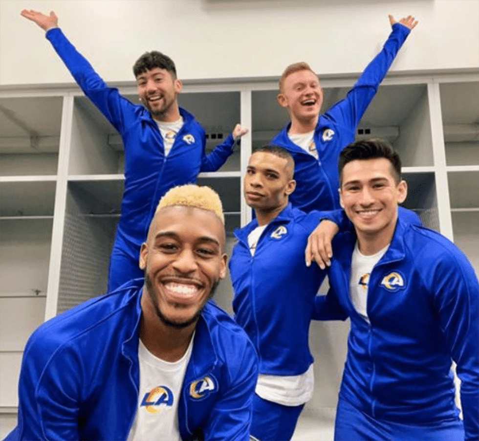 Meet Out Gay LA Rams Cheerleader Napoleon Jinnies