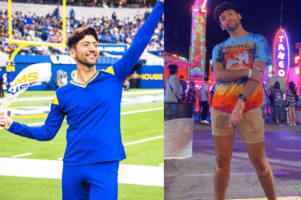 Meet Out Gay LA Rams Cheerleader Napoleon Jinnies