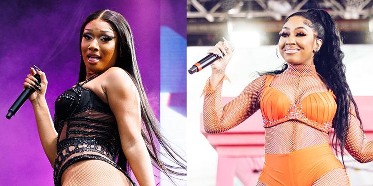 1200px x 598px - Megan Thee Stallion Says She'd Top Yung Miami