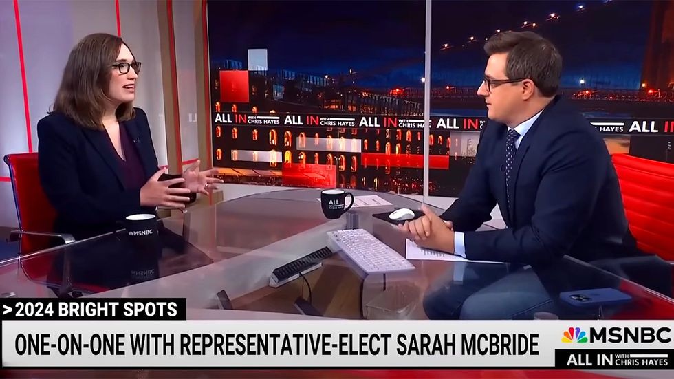 MSNBC interview Sarah McBride Chris Hayes