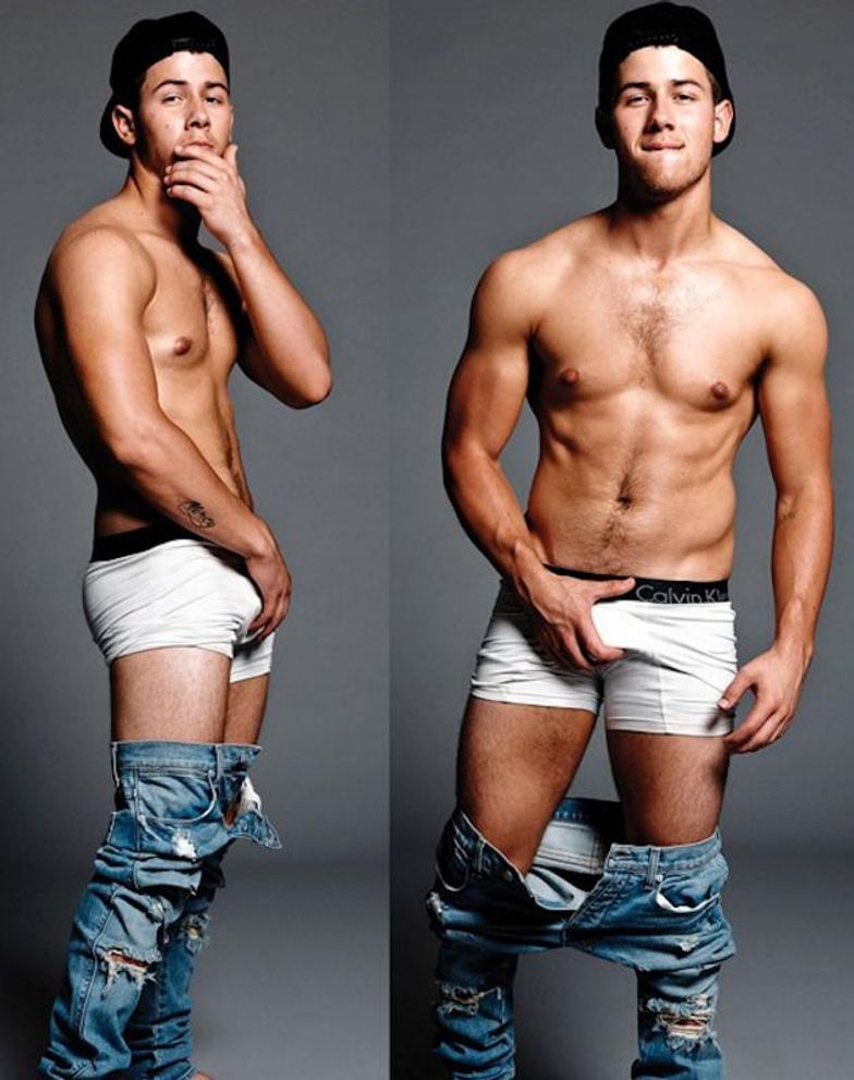 Mature Content Nick Jonas in Underwear Beefcake Four Image