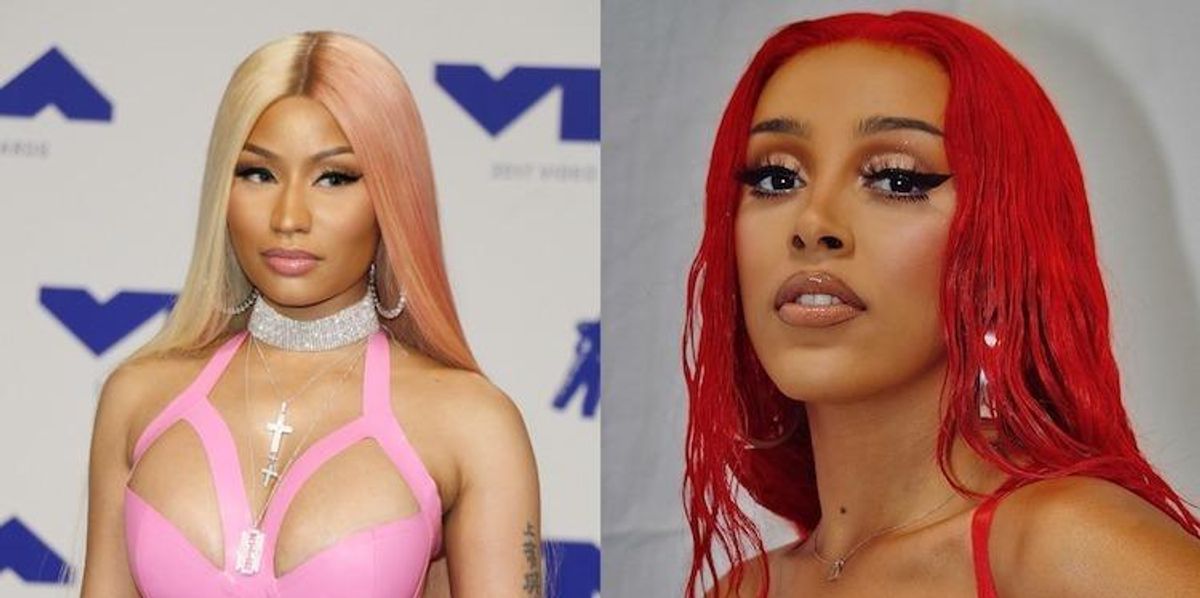 Nicki Minaj Lesbian Sex - Nicki Minaj Comes Out as Straight, After Claiming She's Bi