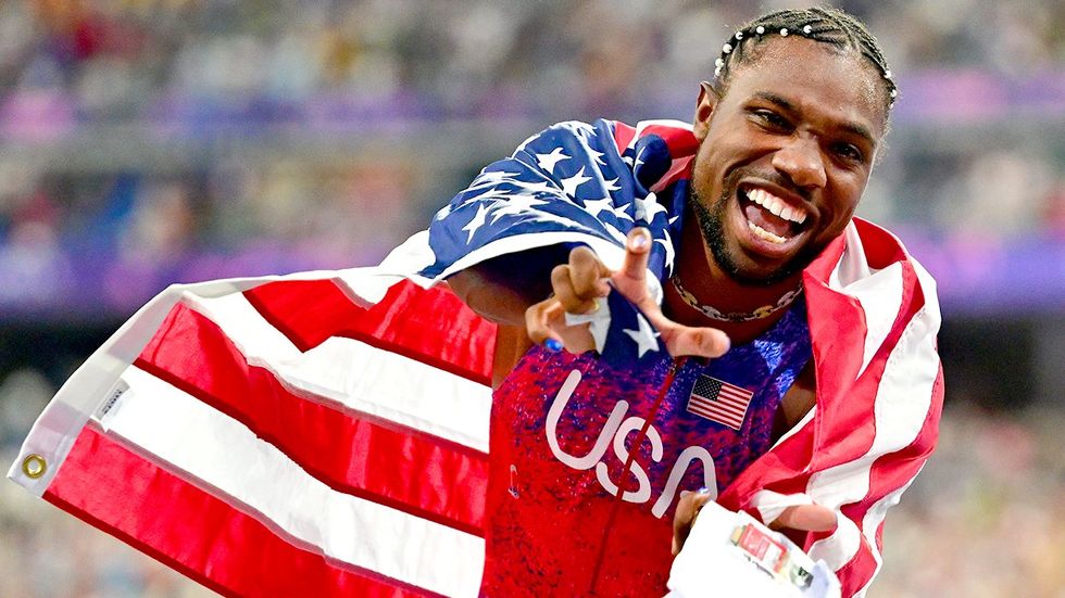 Olympic sprinter Noah Lyles defied the haters & won gold with painted nails