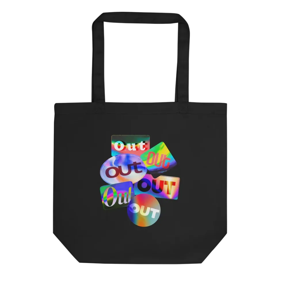 Out Stickers Eco Tote Bag