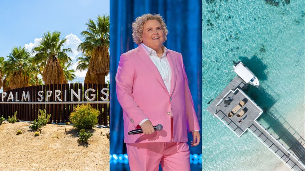 Palm Springs sign; Fortune Feimster, Tahiti