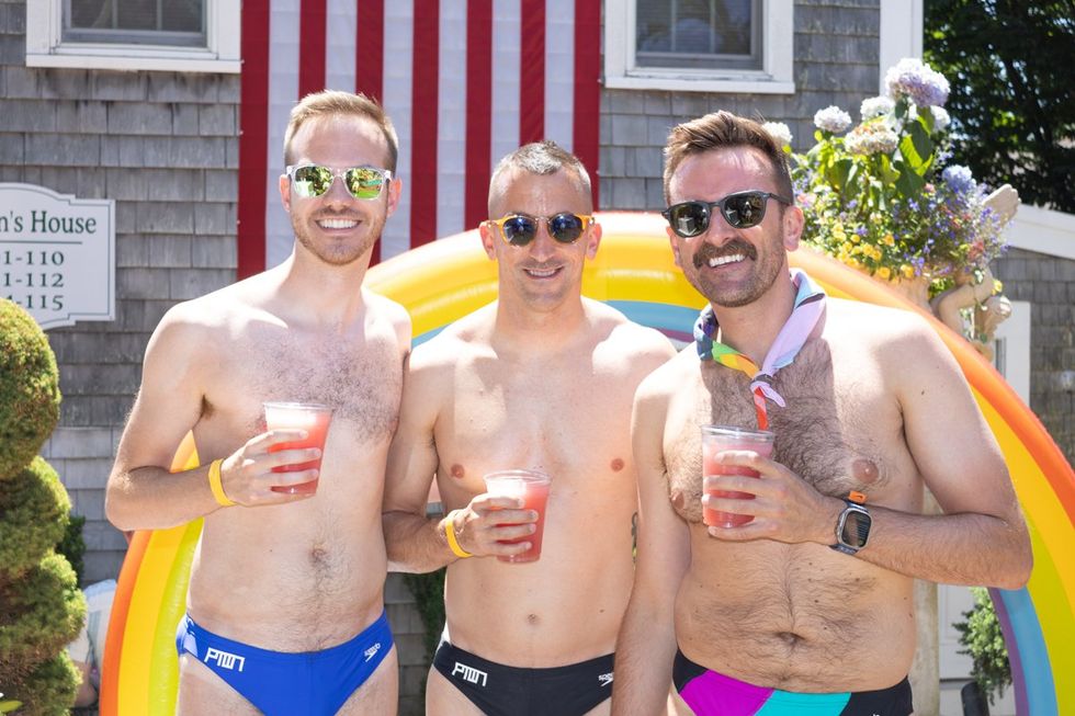 30 pics from the 2024 PTown Bear Week Wiener Roast & Pool Party that