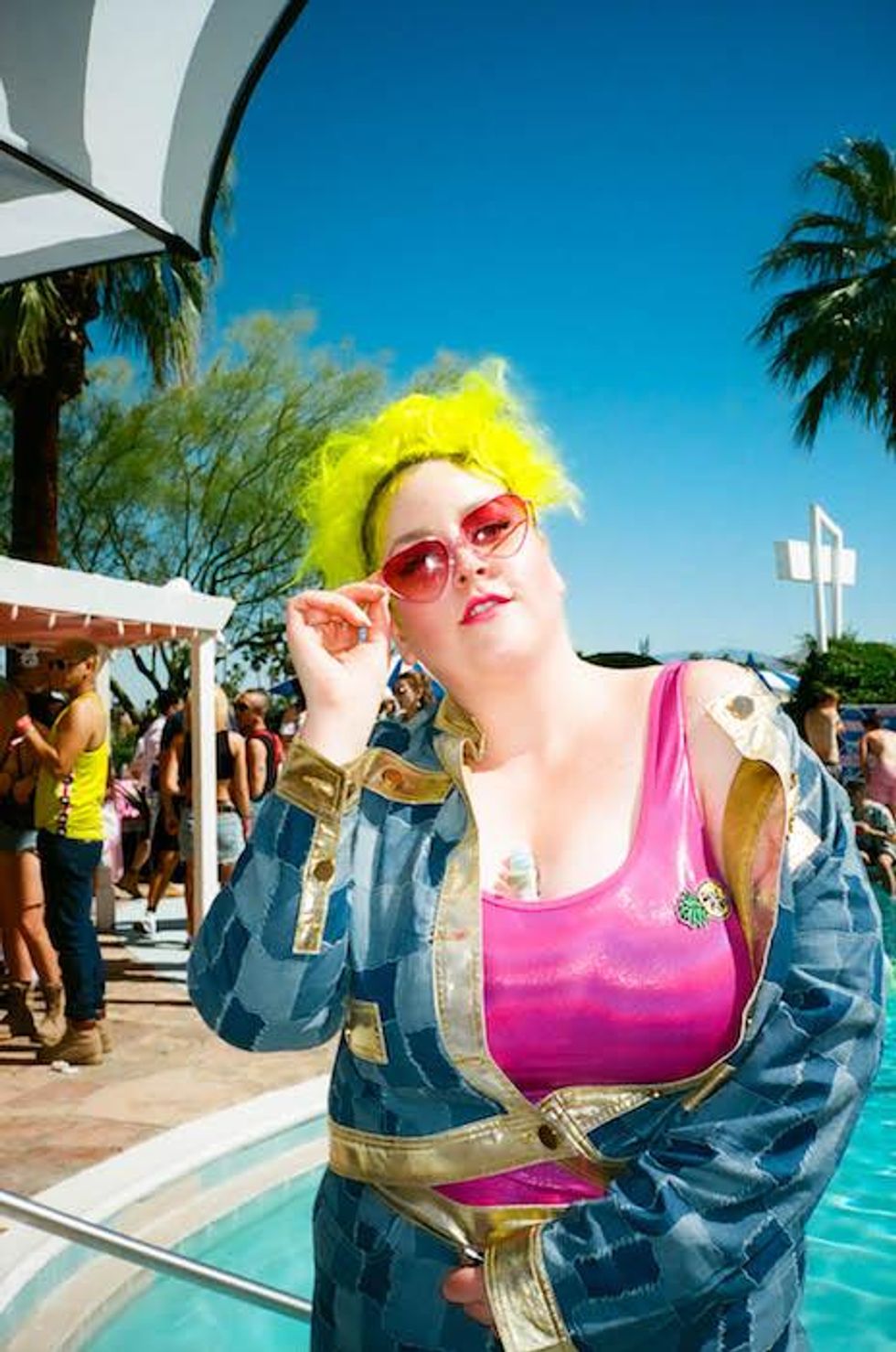 Gallery: Grindr's Queer Coachella Pool Party with Charli XCX, Cupcakke