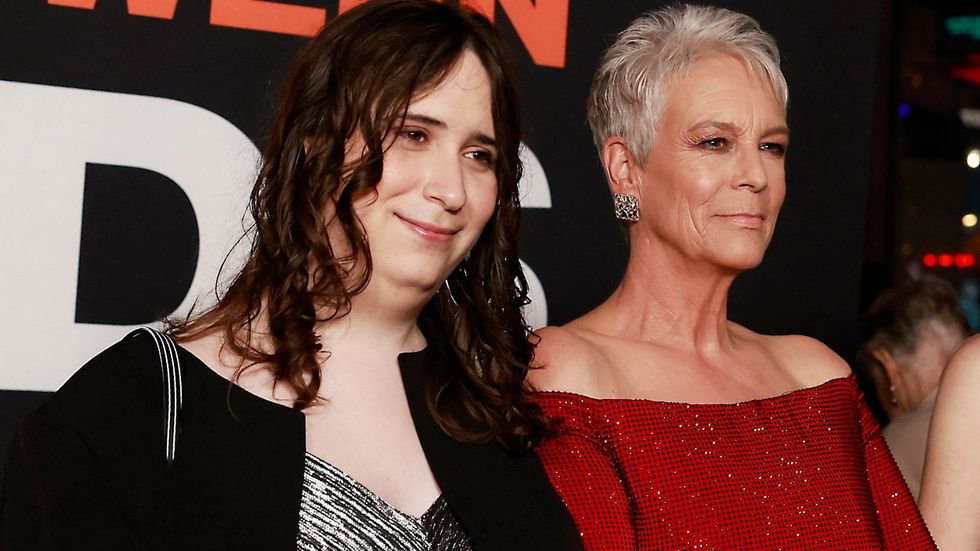 Ruby Guest transgender daughter of Jamie Lee Curtis on red carpet together