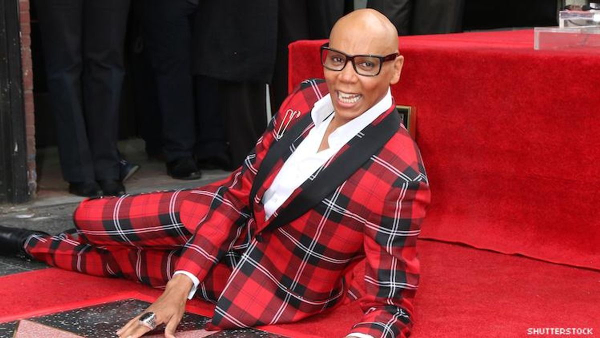 RuPaul on the Hollywood Walk of FAme
