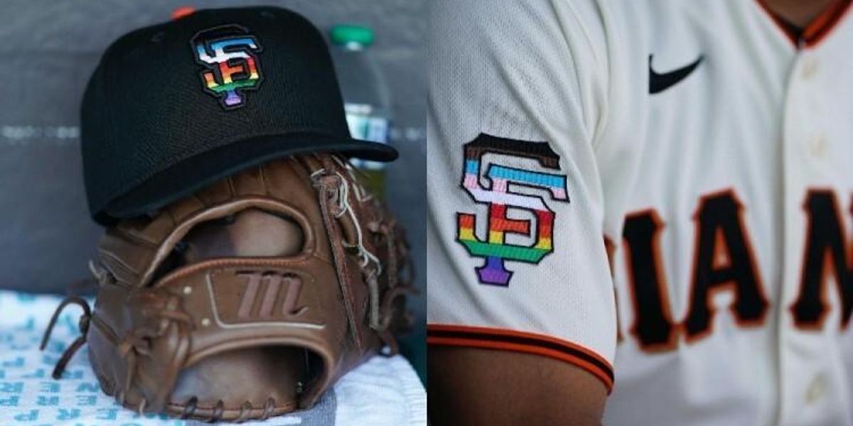 Giants become first team in MLB to wear Pride colors on the field - The  Washington Post