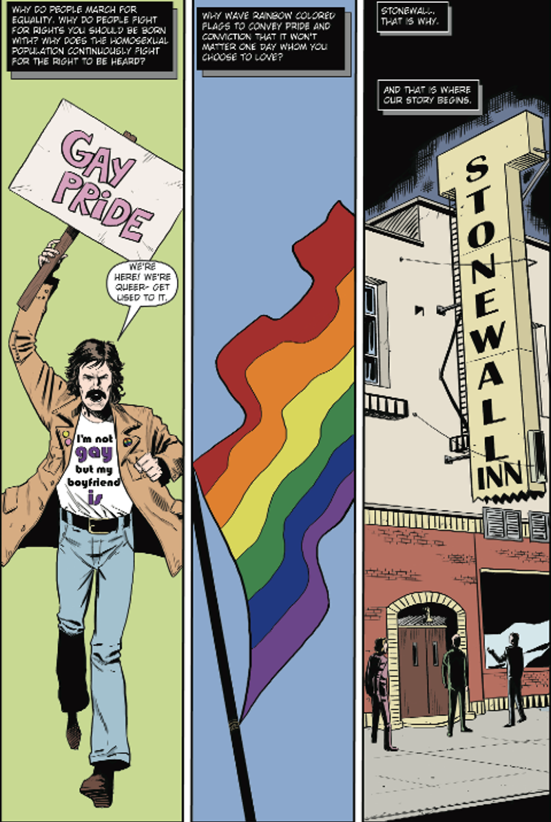 Comic Book Illustrates Gay History