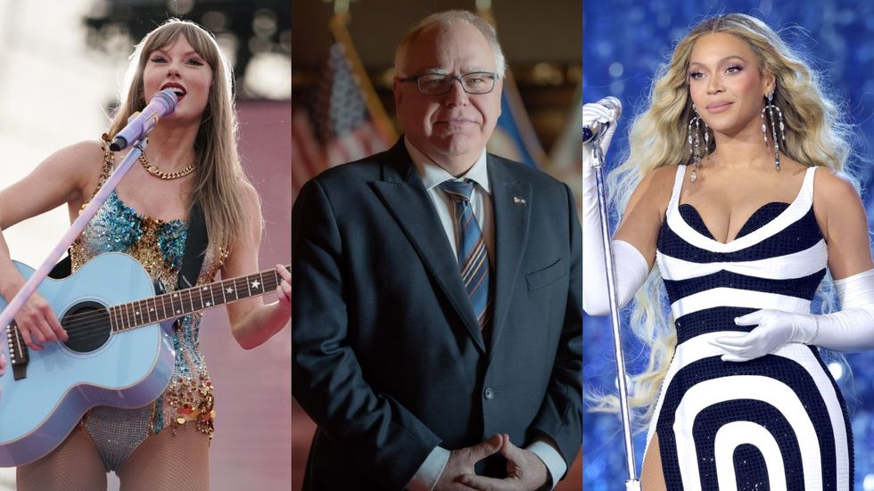 taylor swift governor tim walz beyonce