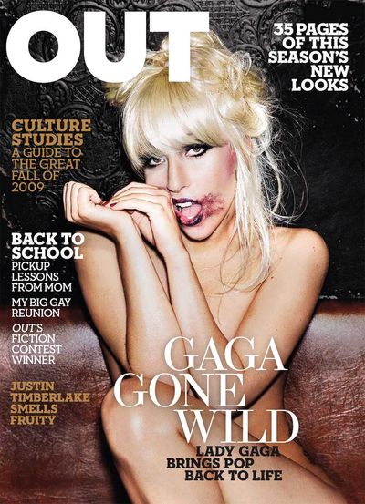 Mum And Son Fucking Sleeping Mum Rap Son - Lady Gaga Covers 'Out' Magazine as a Vamp for September 2009