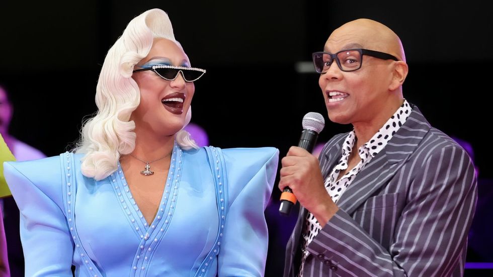 The Vivienne and RuPaul at the 2022 RuPaul's Drag Con in Los Angeles