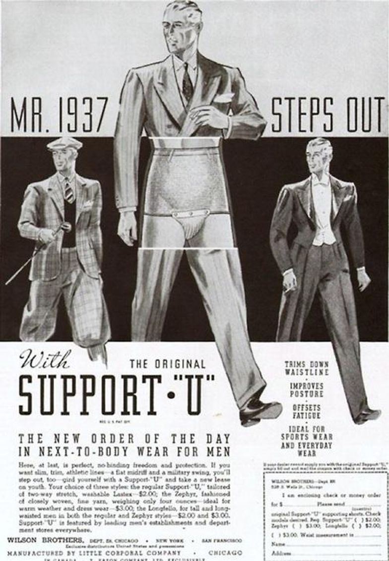 The Amazing, Lost Men's Underwear Ads of the Early 1900s