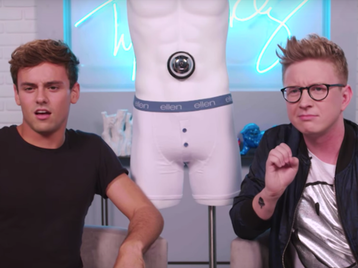 Tom Daley Identifies Famous Abs With Tyler Oakley