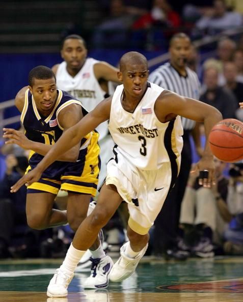 Chris Paul of the Wake Forest Demon Deacons