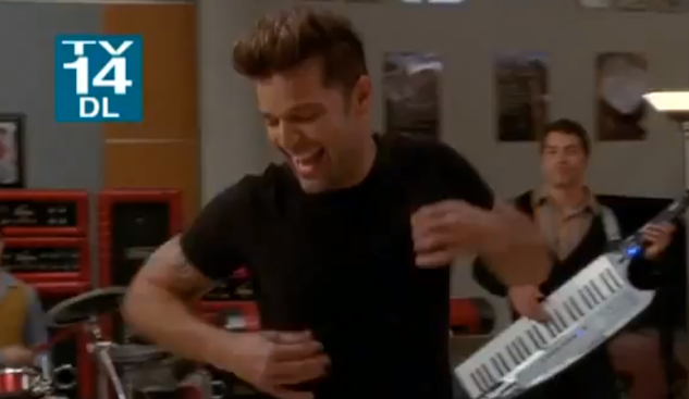 ricky martin glee