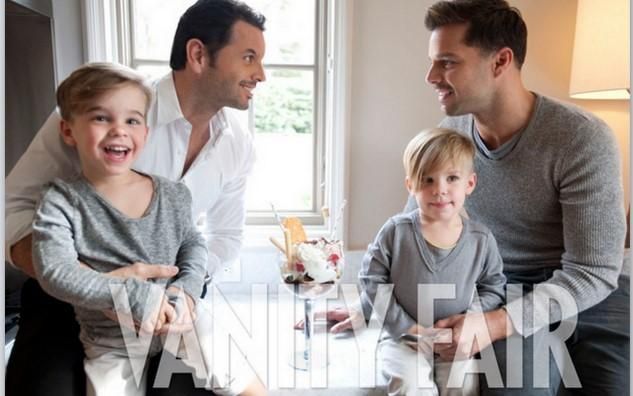 Ricky Martin Shows Off His Partner And Family