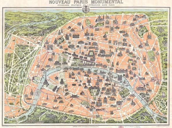 14 Paris Maps, Starting At 360 C.E.