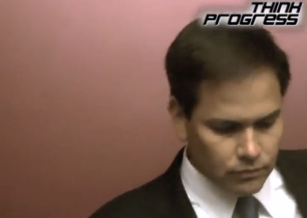 Marco Rubio Does Anti Gay Double Act