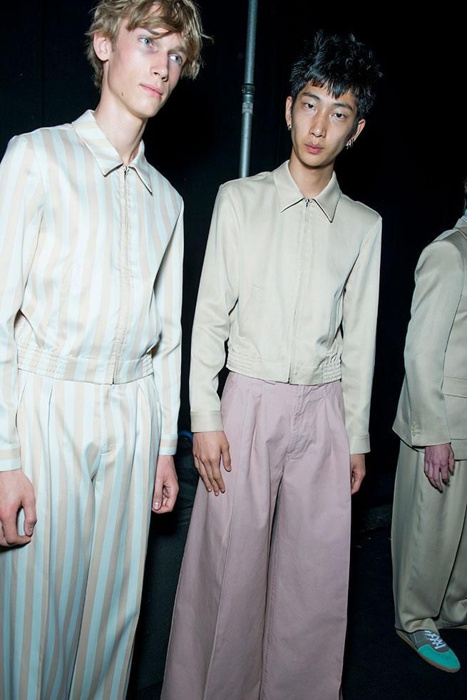 Backstage at Topman