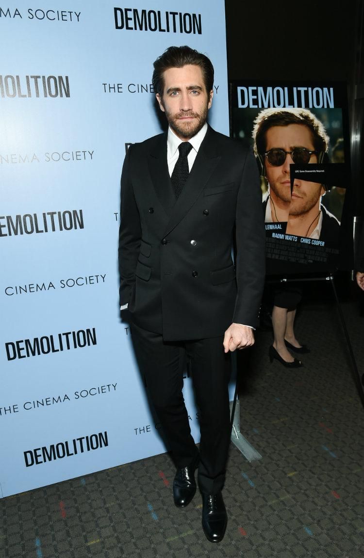 jake gyllenhaal suit with boots