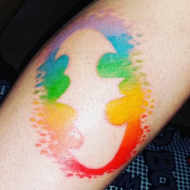 unsuspecting gay pride tattoo