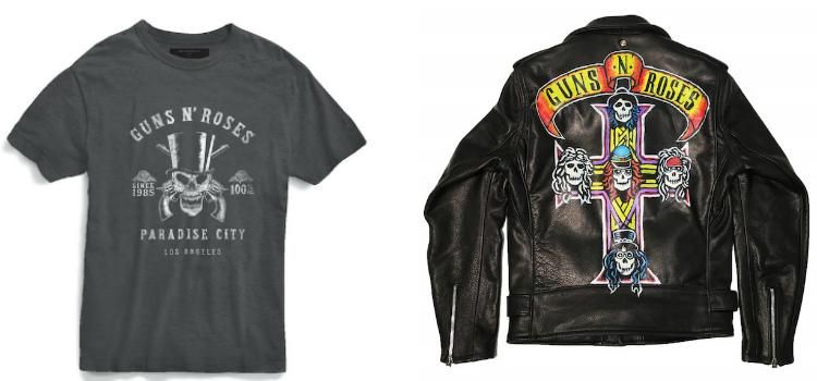 Daily Crush Limited Edition Guns N Roses Merch By John Varvatos