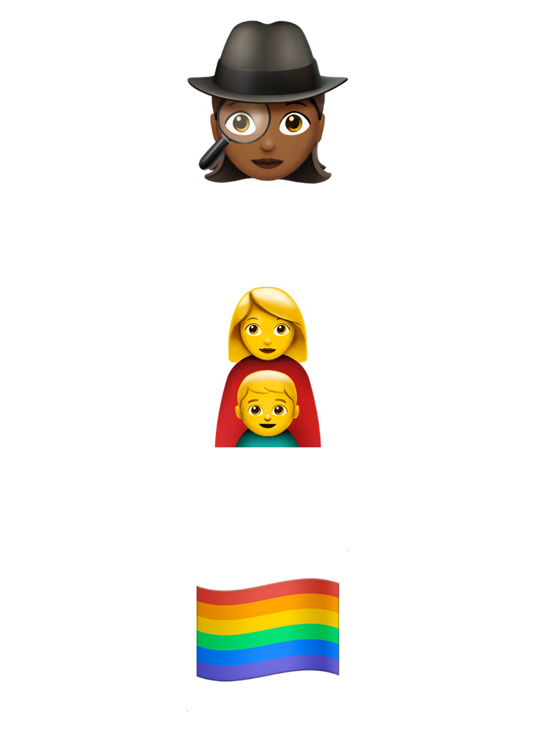 gay flag emoji ios
