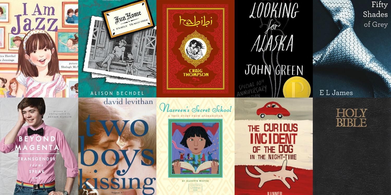 BannedBooksWeek The Top 10 Banned Books (Nearly Half are LGBTQ!)