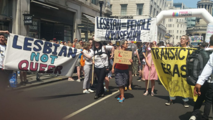 Anti Trans Protestors Invade London Pride Parade Are Allowed To Lead
