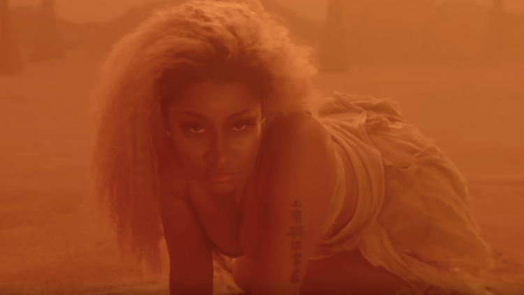 Watch Nicki Minaj S Epic Ganja Burn Video