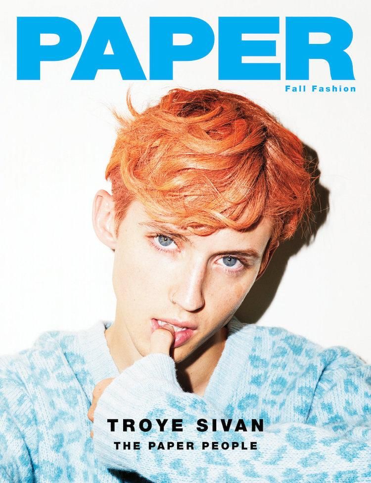 Troye Sivan Goes Ginger for 'Paper' Cover