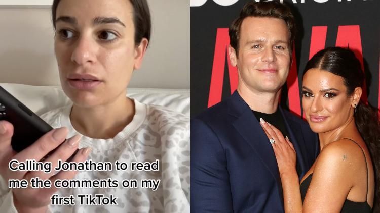 Lea Michele Responds To Rumors She Cant Read In The Funniest Way 