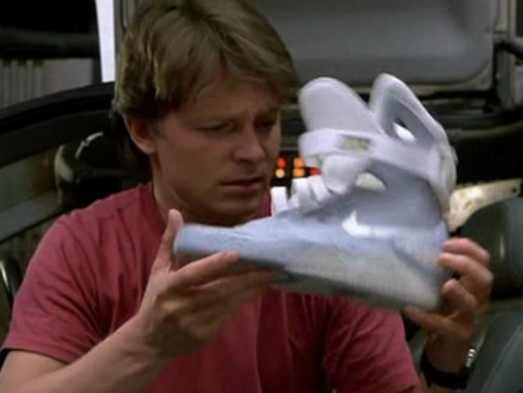 self tying shoes nike back to the future