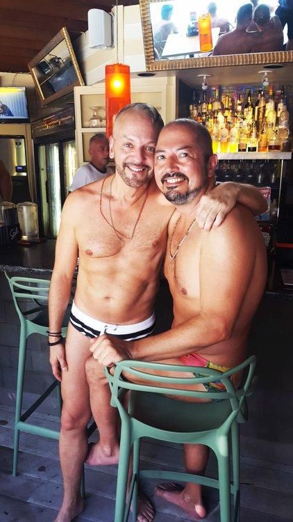 tropical island gay men nude